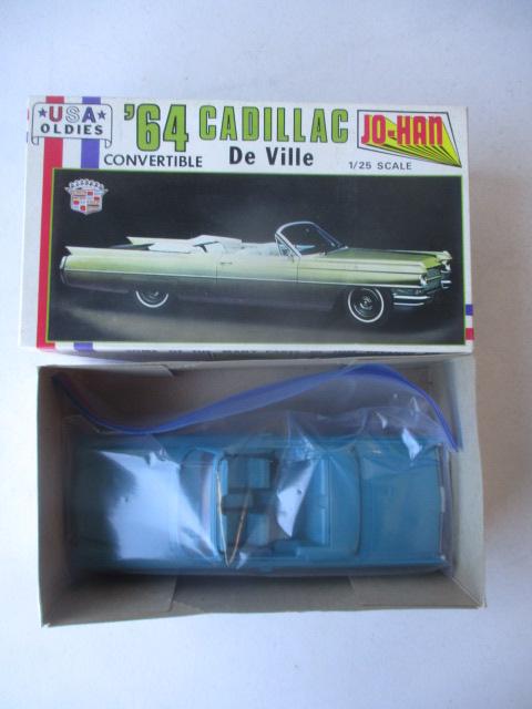 8 Unbuilt and Built Kits: The AMT 1962 Buick Convertible and CJ5 Jeep are Unbuilt.