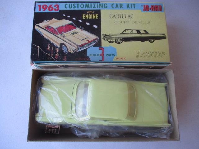 8 Unbuilt and Built Kits: The AMT 1962 Buick Convertible and CJ5 Jeep are Unbuilt.