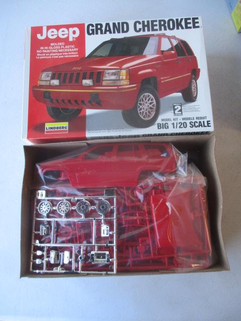 8 Model Truck Kits. 4 are 1/20 Scale Linberg Kits. 4 are Revell and AMT 1/25 Scale Kits.