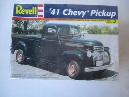 8 Model Truck Kits. 4 are 1/20 Scale Linberg Kits. 4 are Revell and AMT 1/25 Scale Kits.