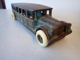 Arcade Mfg. Co. Cat Iron Bus - Fageol Marked on Front - 12 1/2"