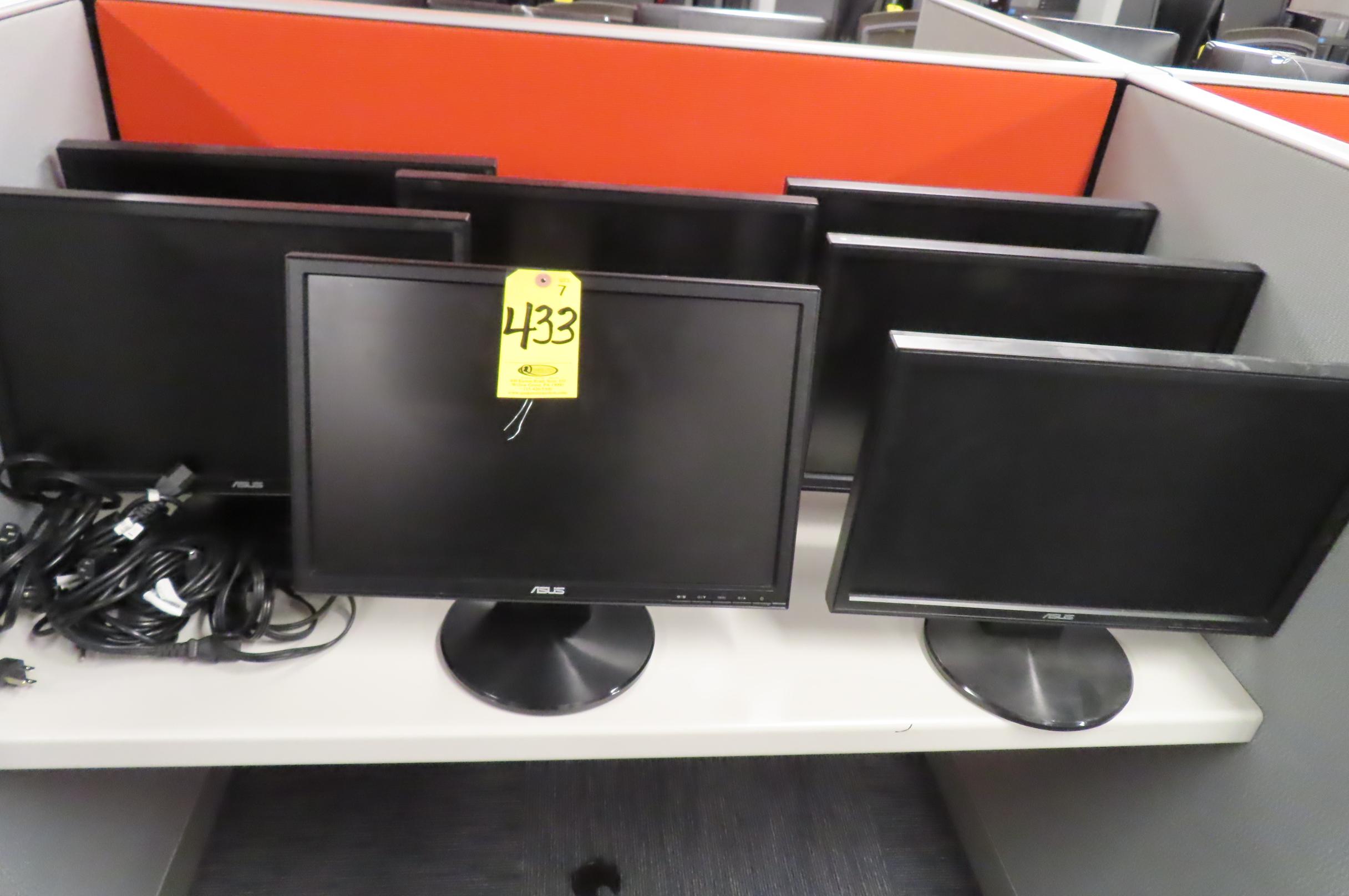 (7) ASUS 19 IN. MONITORS