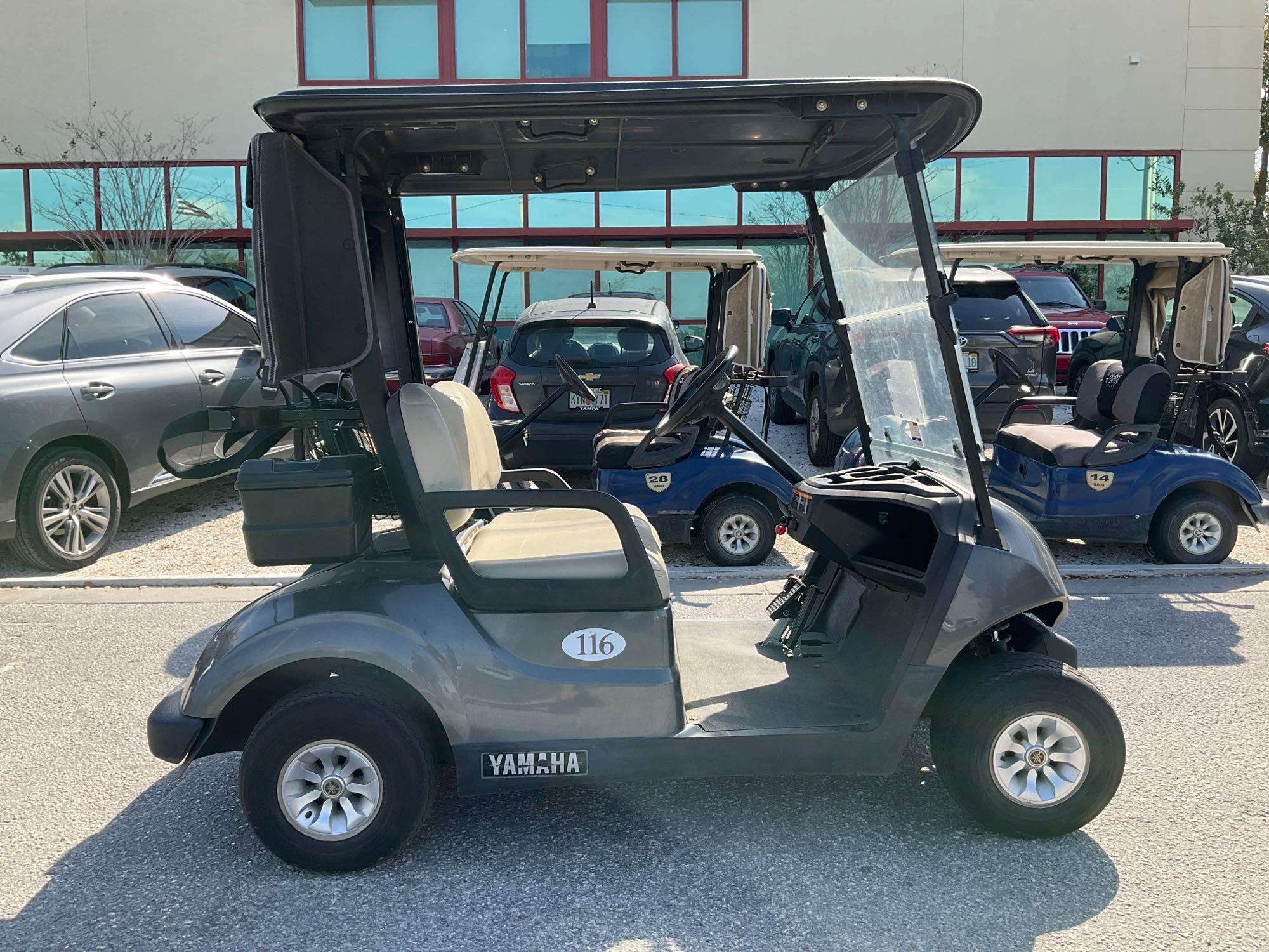 2019 YAMAHA GOLF CART MODEL DR2E19, ELECTRIC, 48VOLTS, BILL OF SALE ONLY , BATTERY CHARGER INCLUD...