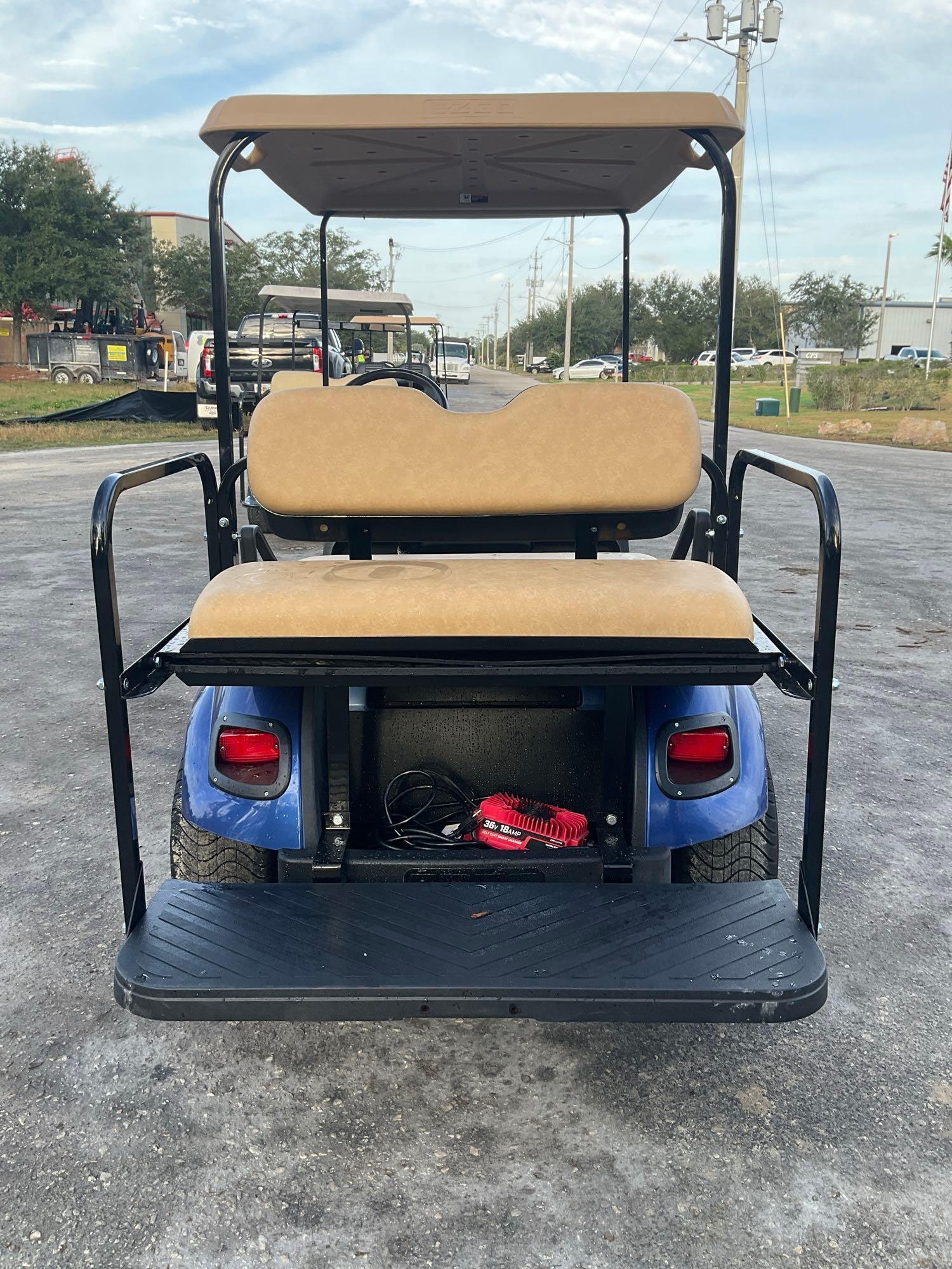 2019 EZ-GO TXT GOLF CART , CUSTOM RIMS, LIFT KIT, BACK SEAT FOLD DOWN TO FLAT BED, 36V BATTERY CH...