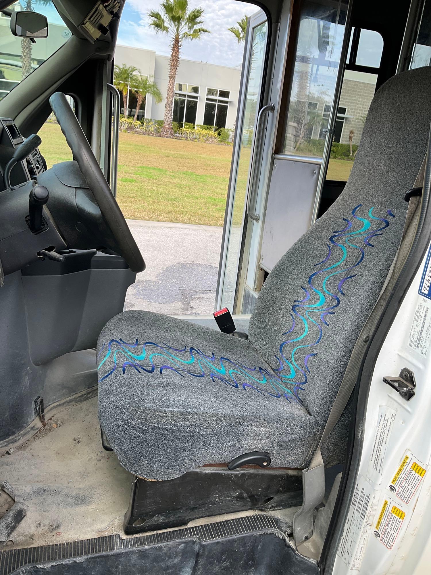 2018 FORD ECONOLINE 450 SHUTTLE BUS, GAS AUTOMATIC, 28 PASSENGER SEATING