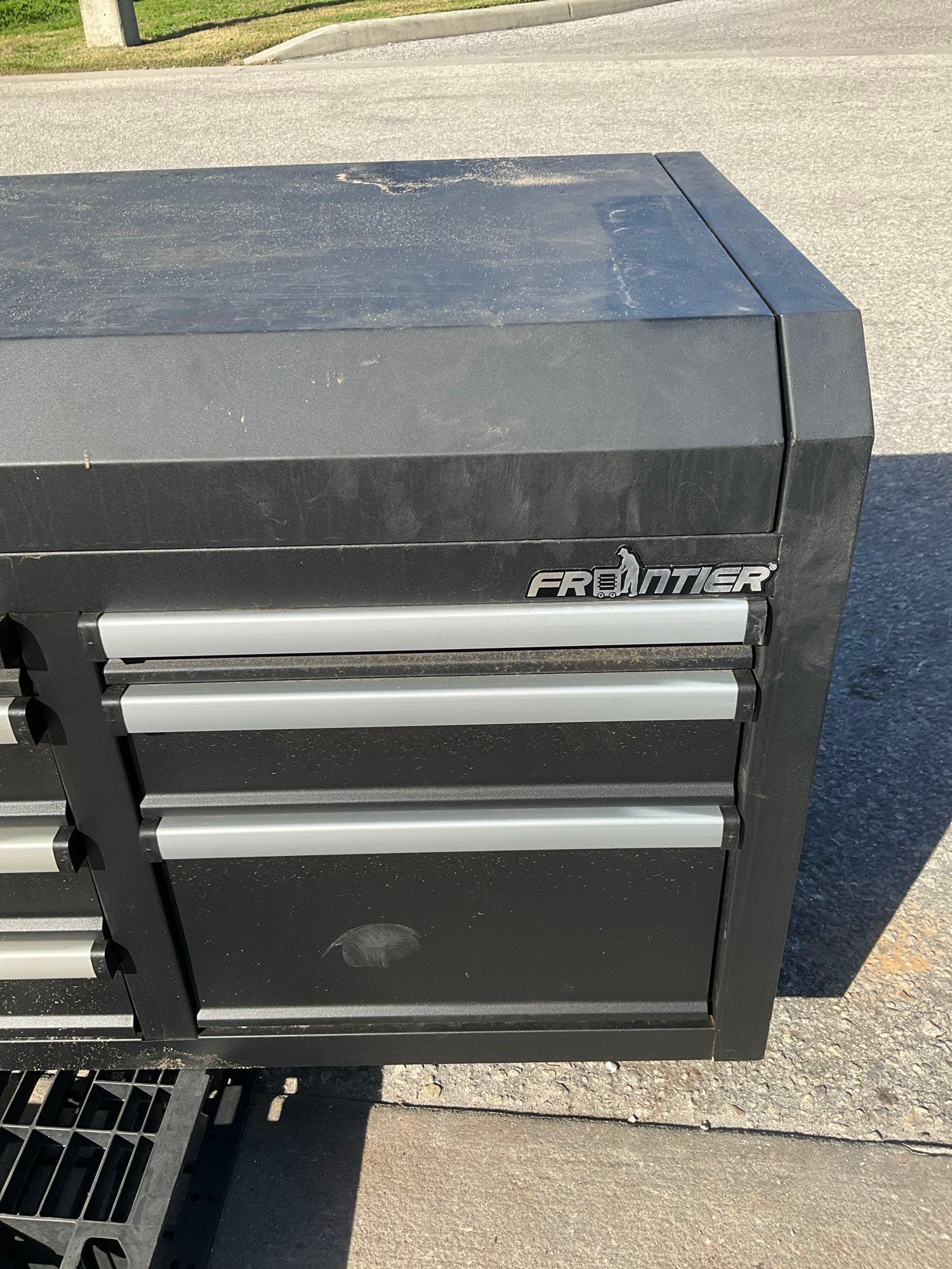 FRONTIER TOOL BOX, APPROX 10 DRAWERS, APPROX 72€� L X 23€� W X 23€� H