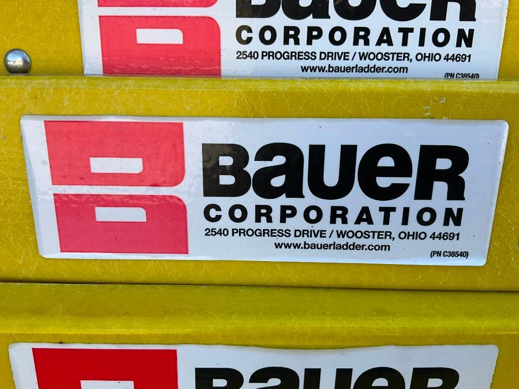( 3 ) BAUER EXTRA HEAVY DUTY LADDERS TYPE IAA , APPROX LADDERS SIZE 24FT ( PLEASE NOTE STOCK PHOTOS