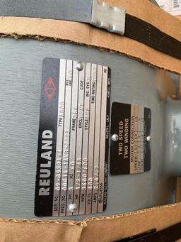 REULAND...ELECTRIC COMPANY MOTORS MODEL 0001A-1AKB-0003, TYPE...A000, 3 PH, 60 HZ, 1/8-1/48 HP, 3...