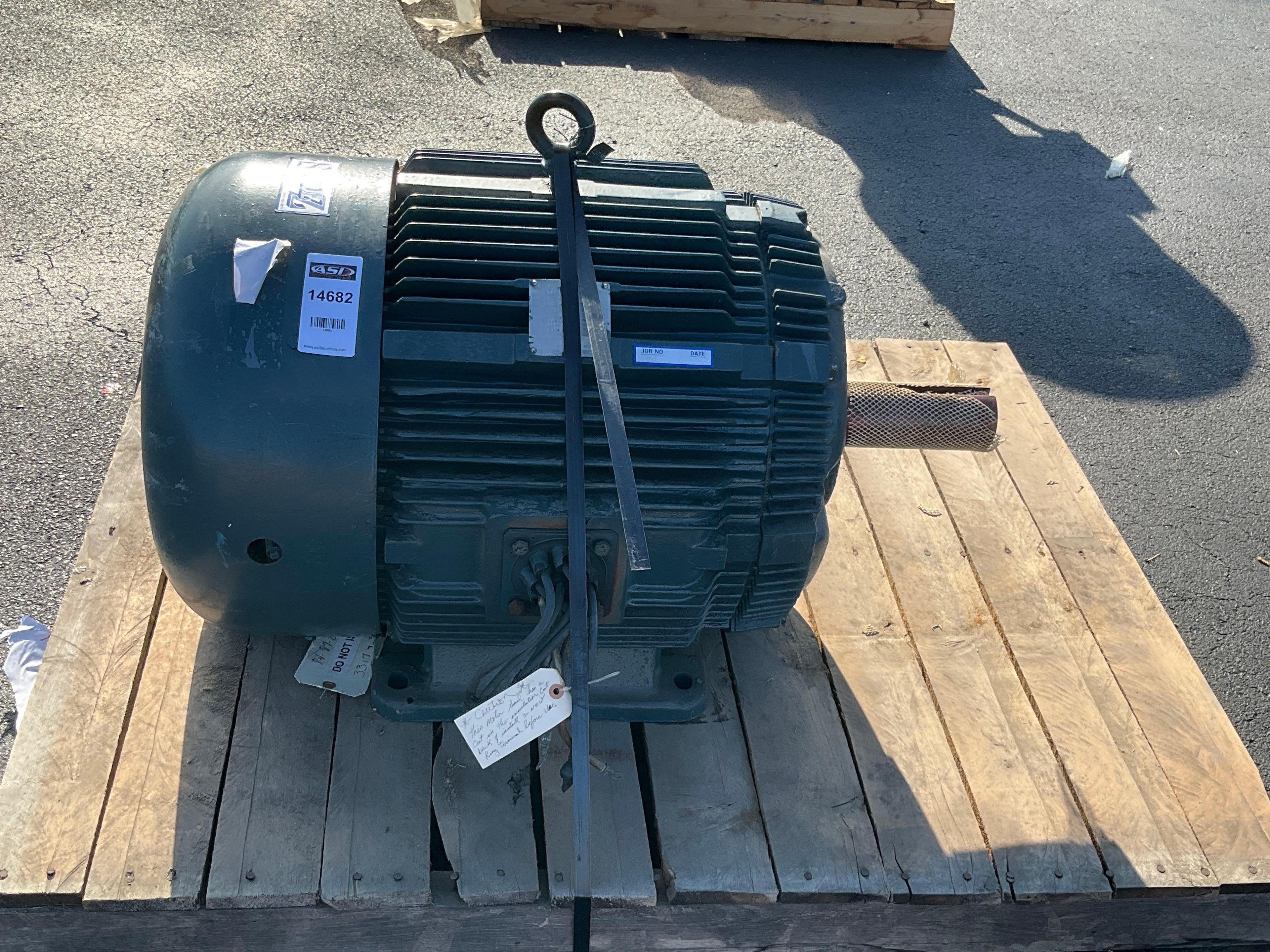 WESTINGHOUSE LIFE-LINE DC MOTOR MODEL TBFC...79C59272, 3 PHASE, 50 HP, 880 RPM,230/460 V, 130/65 ...