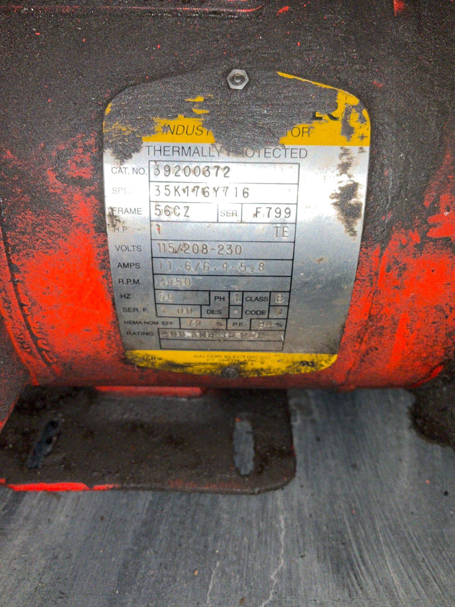 GATES POWER CRIMP WITH STEEL WORK TABLE, ELECTRICAL SHORT