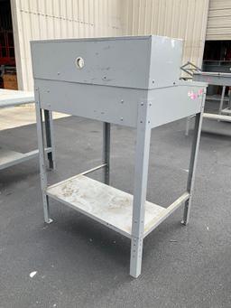 ULINE WORK TABLE , APPROX 35? W x 30? L x 50? T