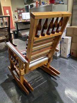 MICHELOB ULTRA ROCKING CHAIR , APPROX 47" T