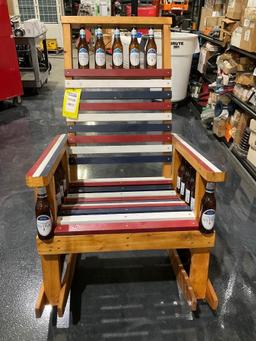 MICHELOB ULTRA ROCKING CHAIR , APPROX 47" T