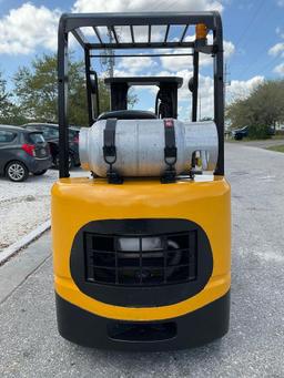 CATERPILLAR FORKLIFT MODEL GC20K, LP POWERED, APPROX MAX CAPACITY 4000LBS, APPROX MAX HEIGHT 160"