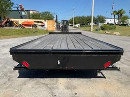 UNUSED 2024 CARRY-ON TRAILER MODEL TRA/REM ZBT100A-20BK-85IR, GVWR...9990, APPROX 20FT DECK LONG,...