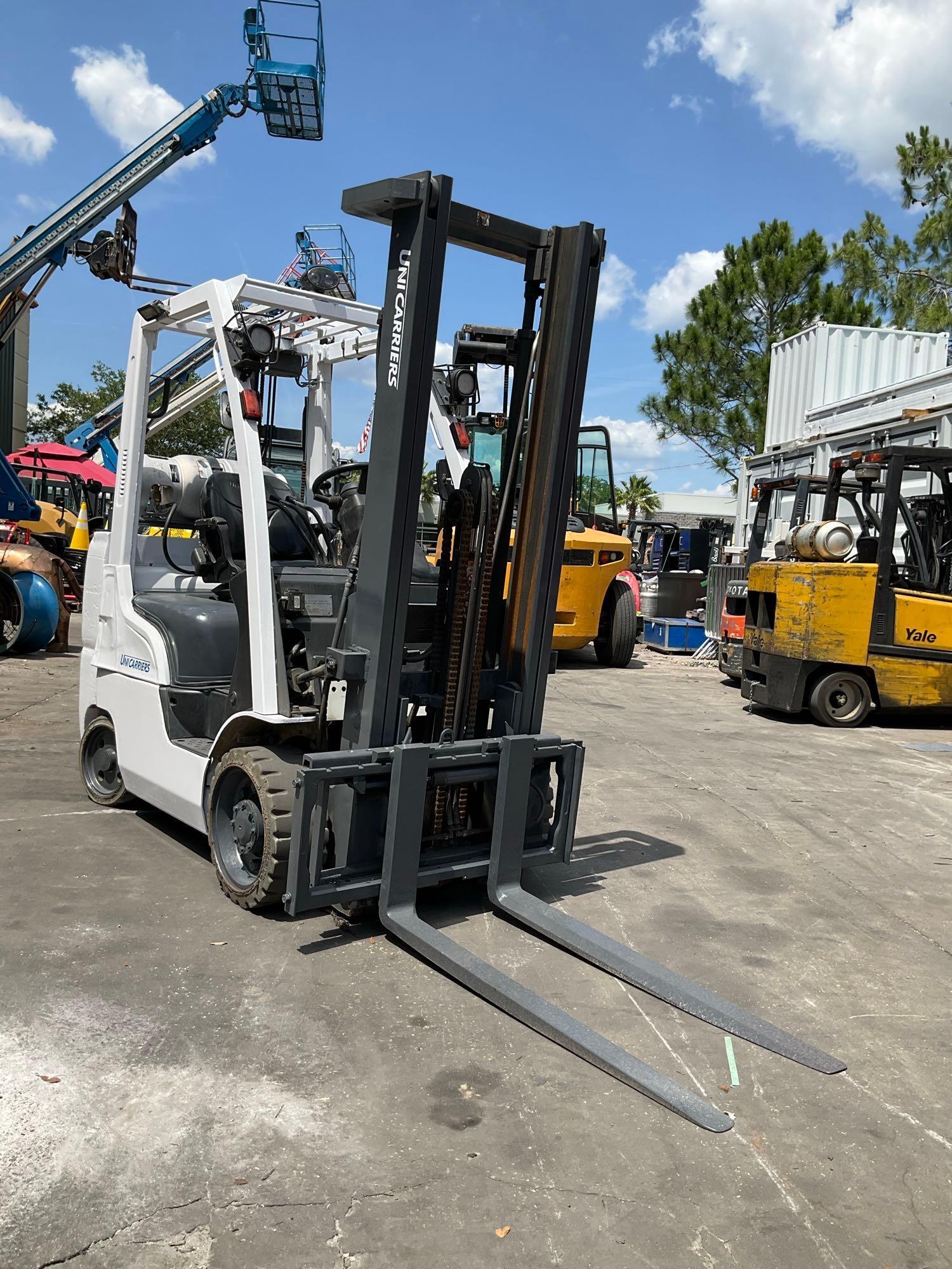 2018 UNICARRIERS FORKLIFT MODEL MCP1F2A28LV, LP POWERED