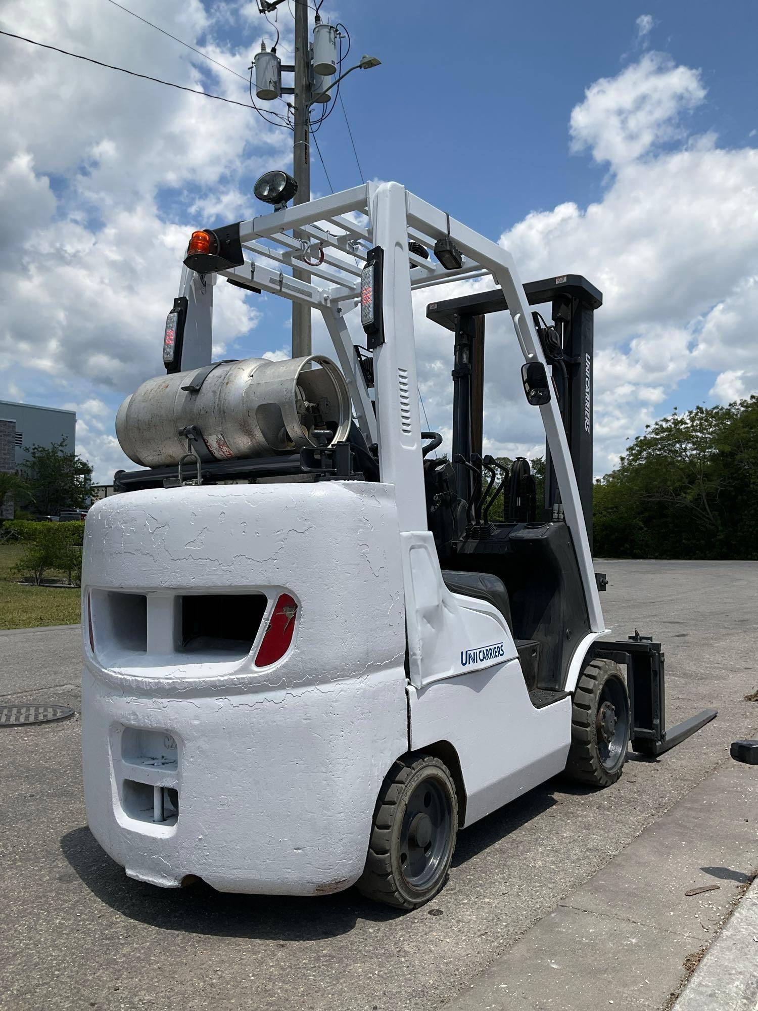 2018 UNICARRIERS FORKLIFT MODEL MCP1F2A28LV, LP POWERED, APPROX MAX CAPACITY 5200