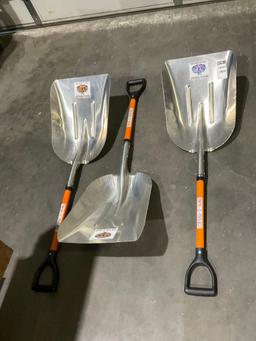 3 RHIN-O-RUGGED SHOVELS...