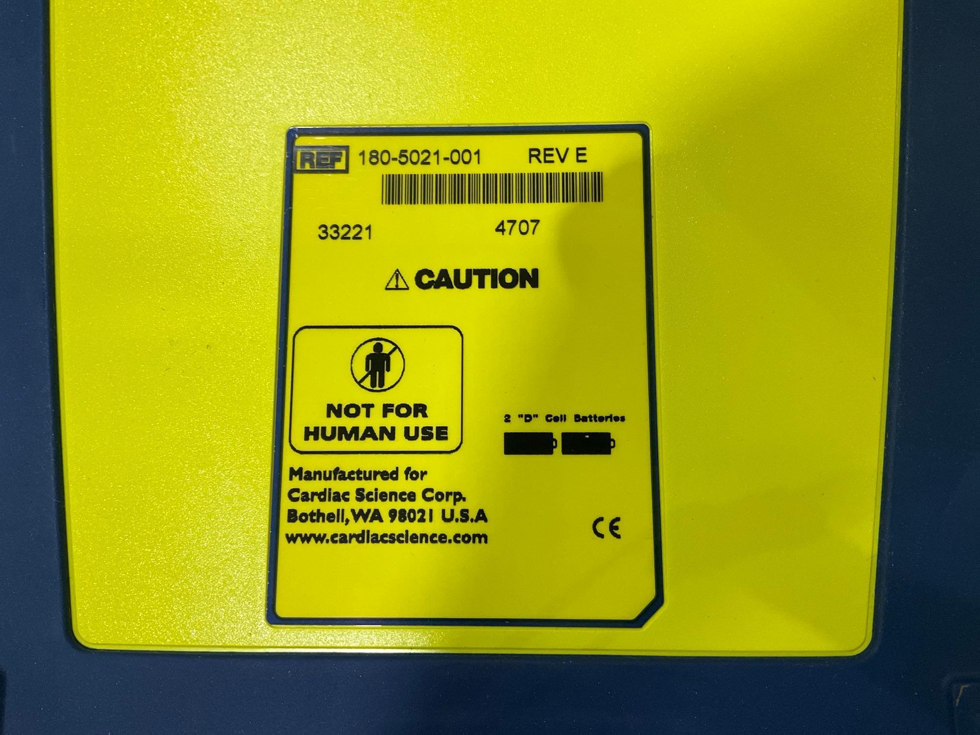 5 CARDIAC SCIENCE AUTOMATED EXTERNAL DEFIBRILLATORS...