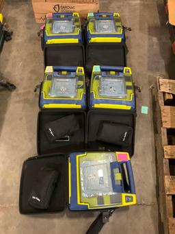 5 CARDIAC SCIENCE AUTOMATED EXTERNAL DEFIBRILLATORS...