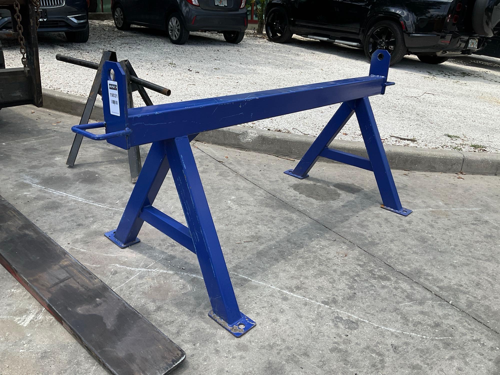 UNUSED SAWHORSE, APPROX 80in LONG...