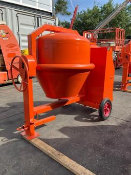 UNUSED 2023 DIGGIT INDUSTRIAL CONCRETE MIXER MODEL G350, GAS POWERED