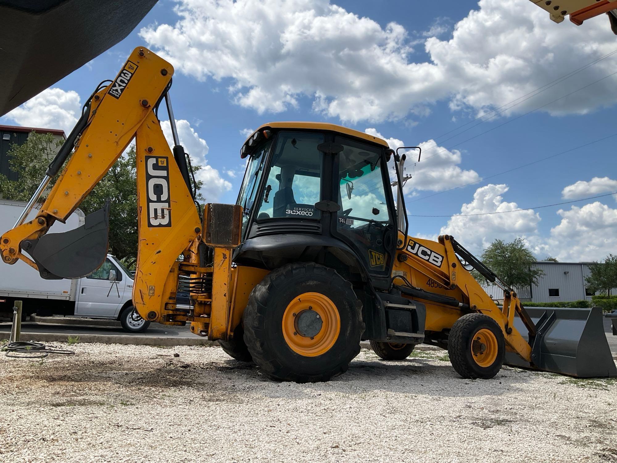 JCB 3CX 14M4CM BACKHOE LOADER, DIESEL ,14FT EXTENDAHOE, BUCKET APPROX 92in WIDE, OUTRIGGERS, RUNS &