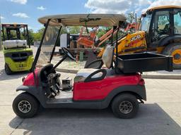 CLUB CAR PRECEDENT GOLF CART, ELECTRIC, UTILITY BED ON BACK, RUNS & DRIVES, CLUBCAR POWER DRIVE 3...