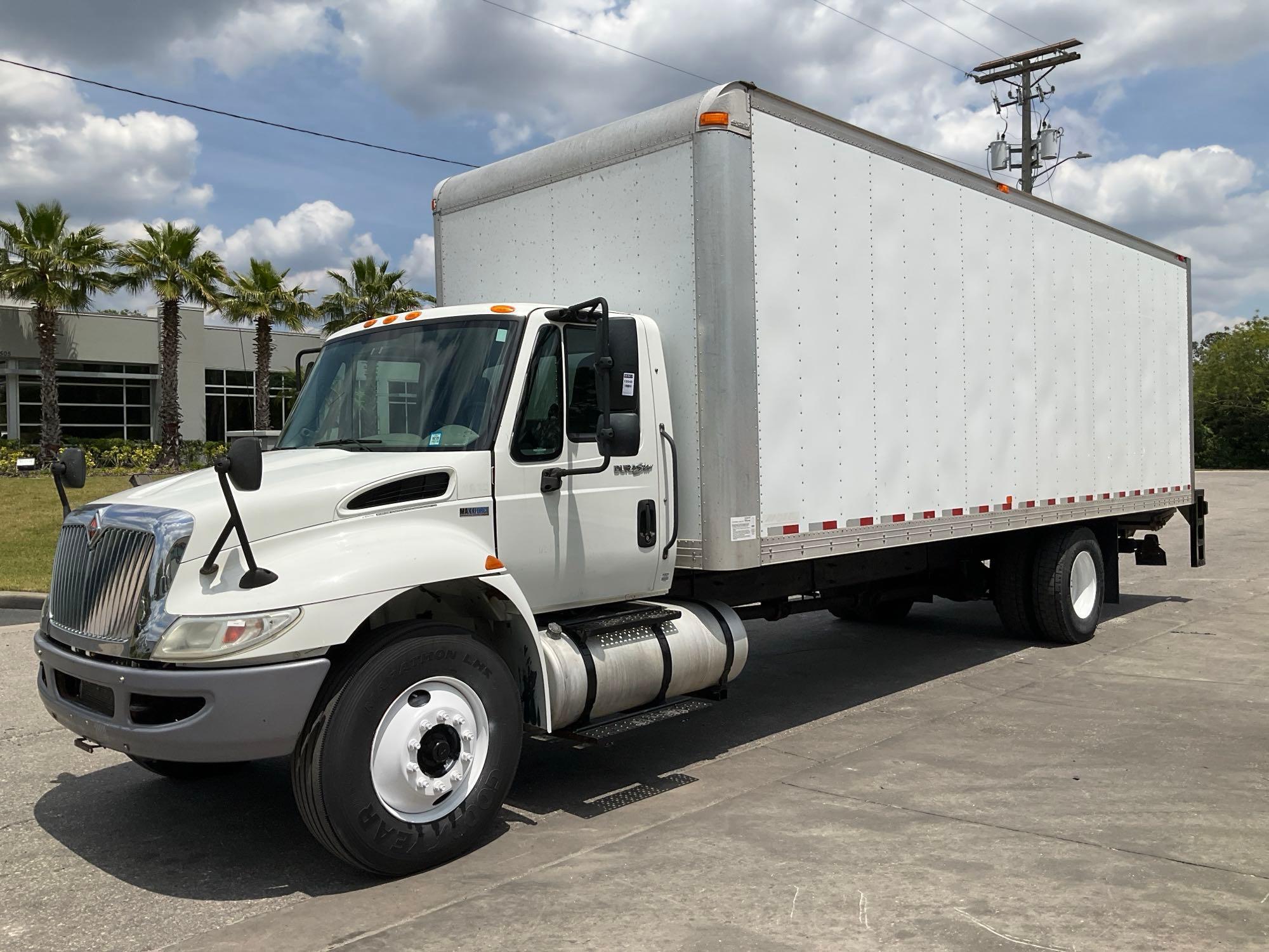 2014 INTERNATIONAL DURASTAR 4300M7 SBA 4X2 BOX TRUCK, DIESEL,...APPROX GVWR 25,999...LBS,...ETRAC...