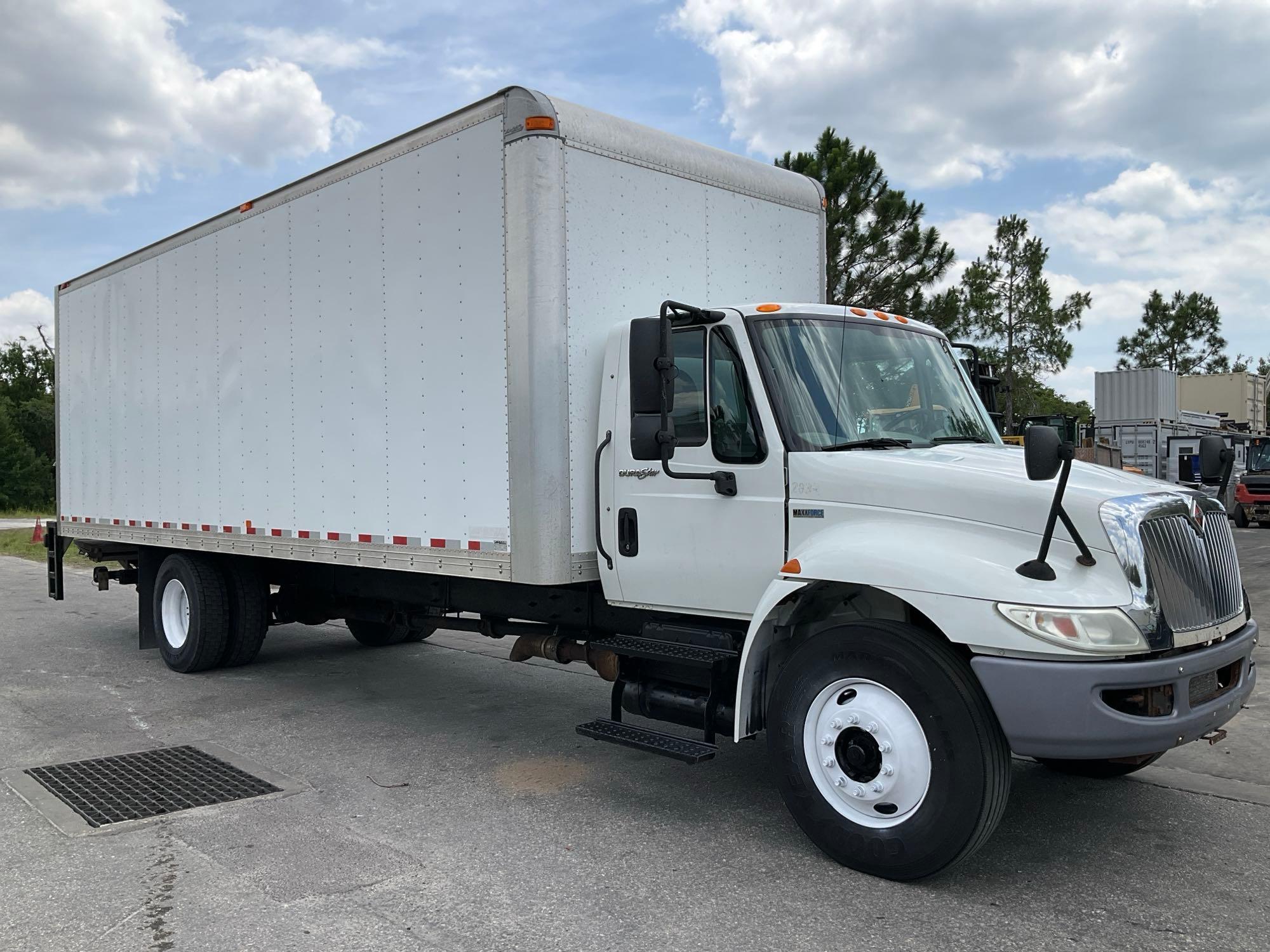 2014 INTERNATIONAL DURASTAR 4300M7 SBA 4X2 BOX TRUCK, DIESEL,...APPROX GVWR 25,999...LBS,...ETRAC...