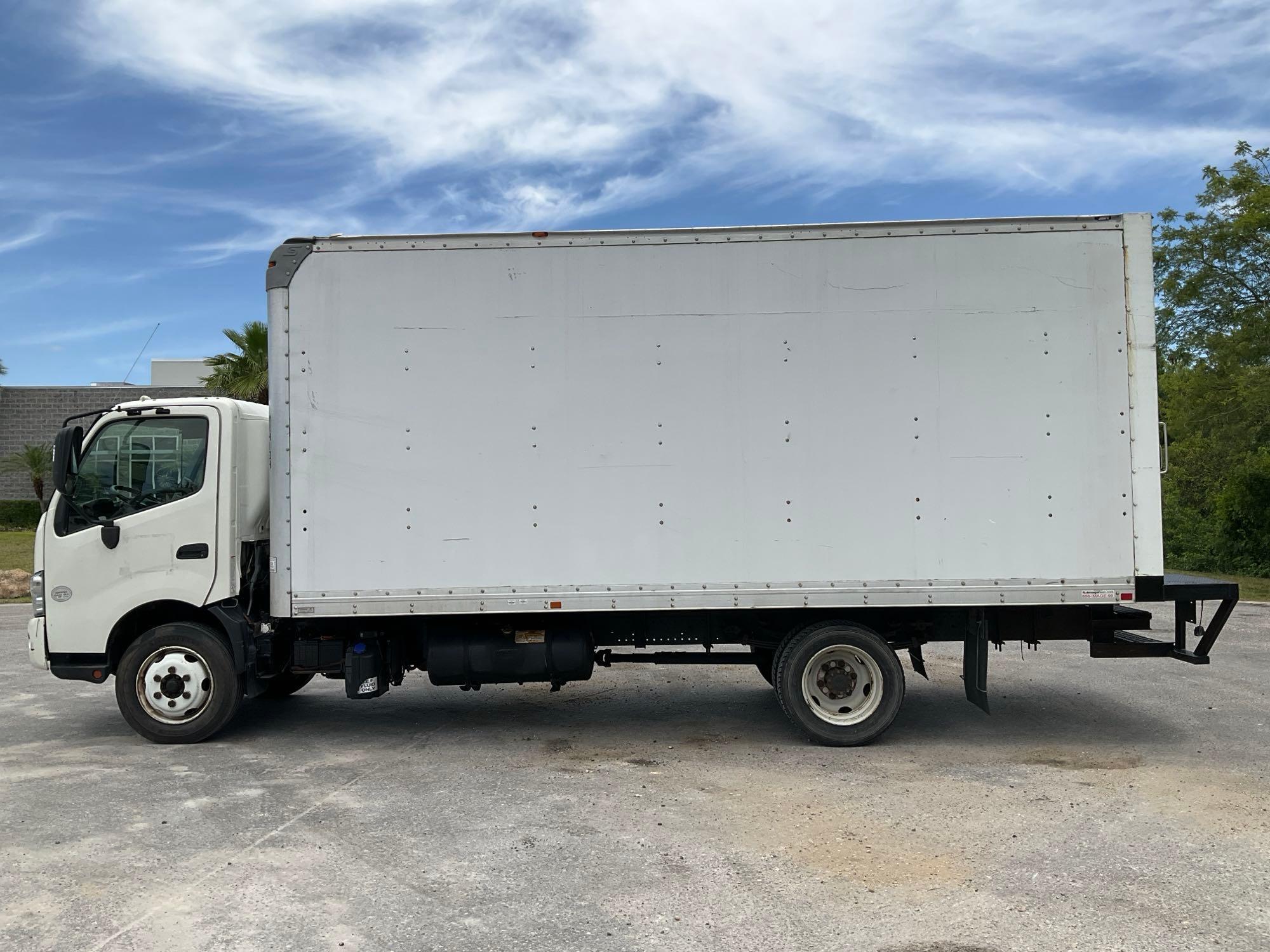 2017 ...HINO 740 BOX TRUCK, DIESEL , APPROX GVWR 17,950 LBS, BOX BODY APPROX 18FT, ETRACKS, BACK ...