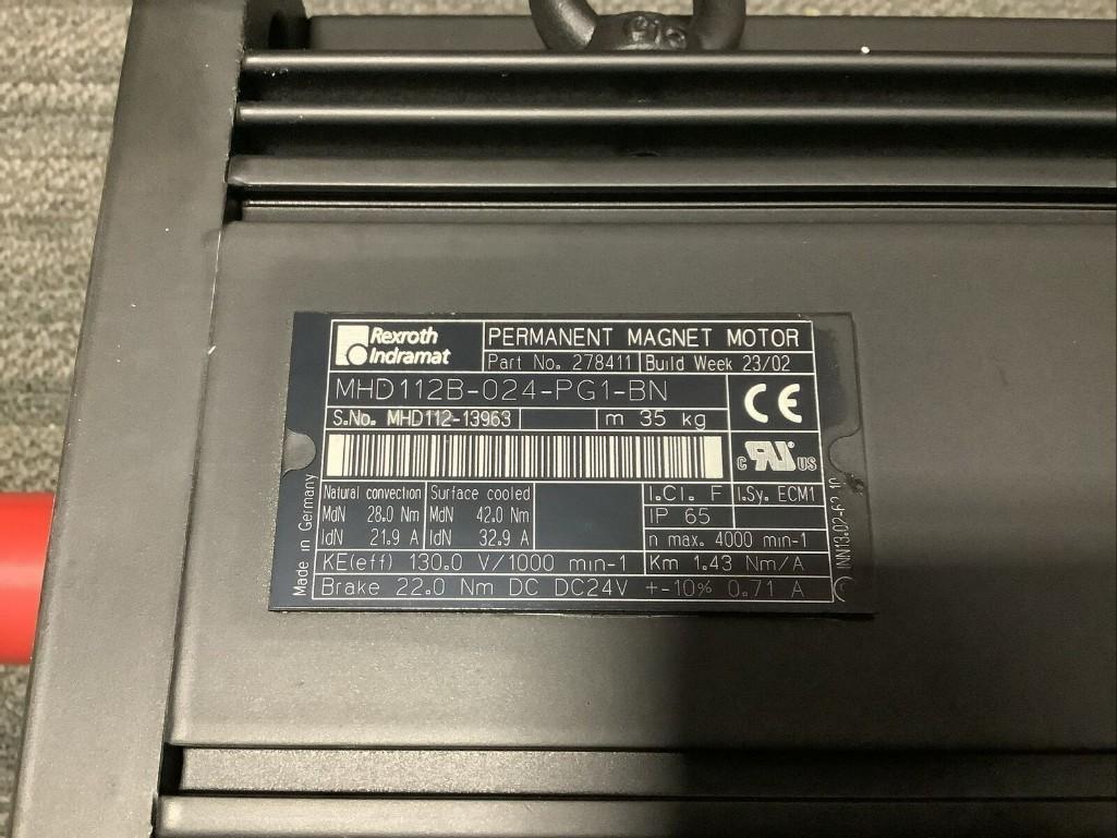 REXROTH MHD112B-024-PG1-BN MAGNET MOTOR