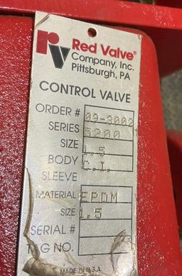 RED VALVE SERIES 5200 09-3002 PNEUMATICALLY ACTUATED CONTROL PINCH VALVE