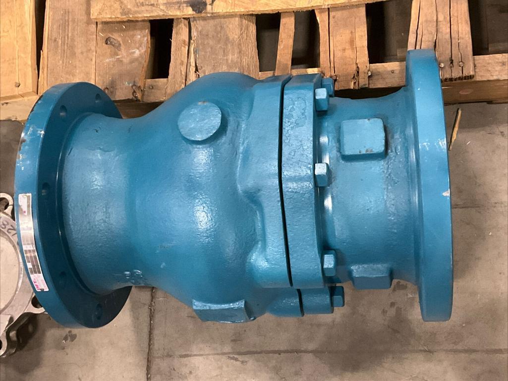 (1) DFT EXCALIBUR 222O1A4A3 CHECK VALVE 8? 150 LB 285PSIG 373- IT'S BLUE VALVE...