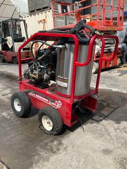 2022 MAGNUM 4000 SERIES GOLD HOT WATER PRESSURE WASHER,DIESEL GAS POWER, ELECTRIC START, APPROX 4...