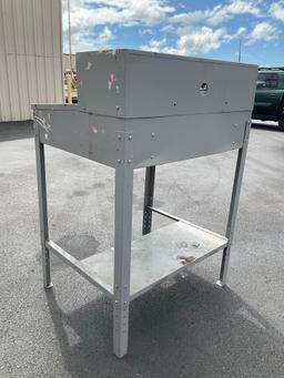 ULINE WORK STATION TABLE , APPROX 35? W x 30? L x 50? T