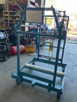 DOLLY CART ON WHEEL,...APPROX 30? W x 40? L x 53? H...