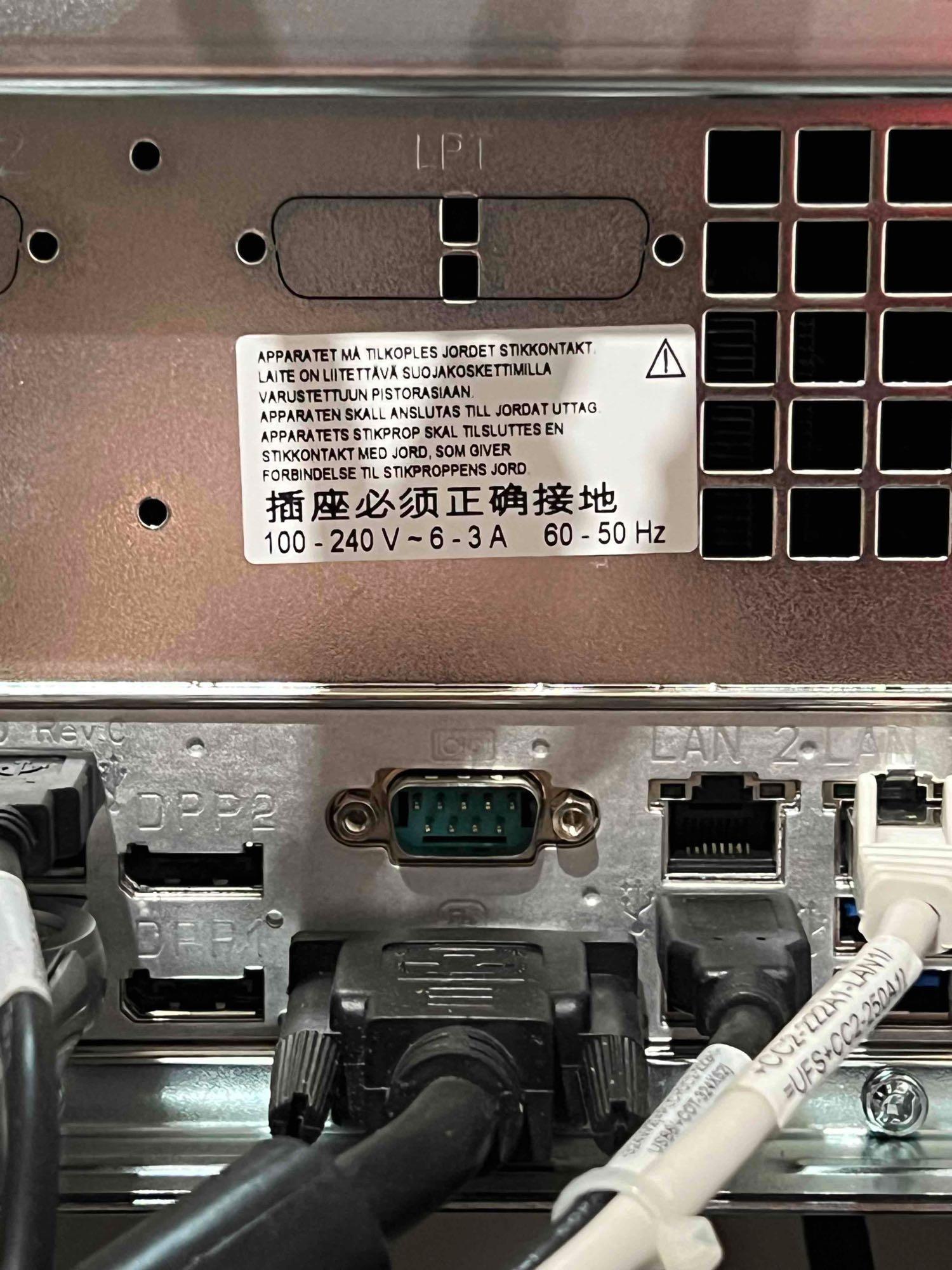 EOSTATE MELTPOOL EXPOSURE MONITORING SYSTEM W/ (2) SIMATIC IPC547G, (2) SIMATIC IFP1900, ON ROLLING