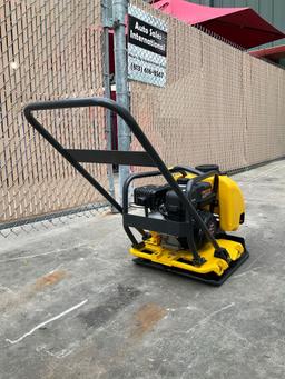 UNUSED MUSTANG LF-88 PLATE COMPACTOR WITH LONCIN 196cc ENGINE, GAS POWERED