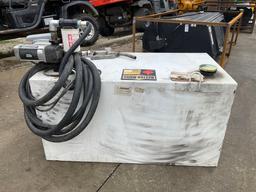 BETTER BUILT HEAVY DUTY FLUID TRANSFER TANK FUEL, APPROX 100 GAL CAPACITY, ROUGHNECK 12V FUEL