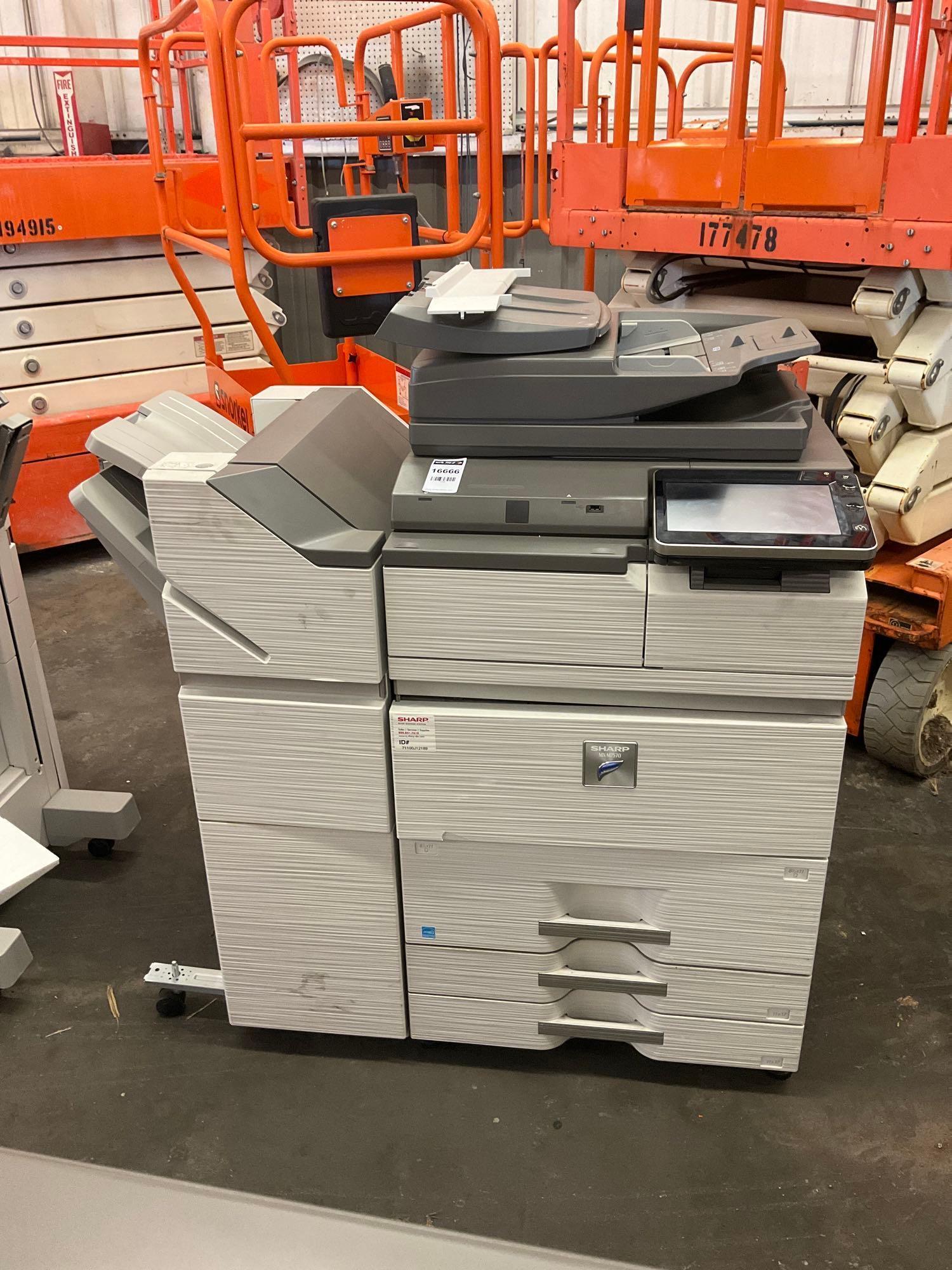 SHARP CORPORATION DIGITAL MULTIFUNCTIONAL MX-M7570 WITH FINISHER