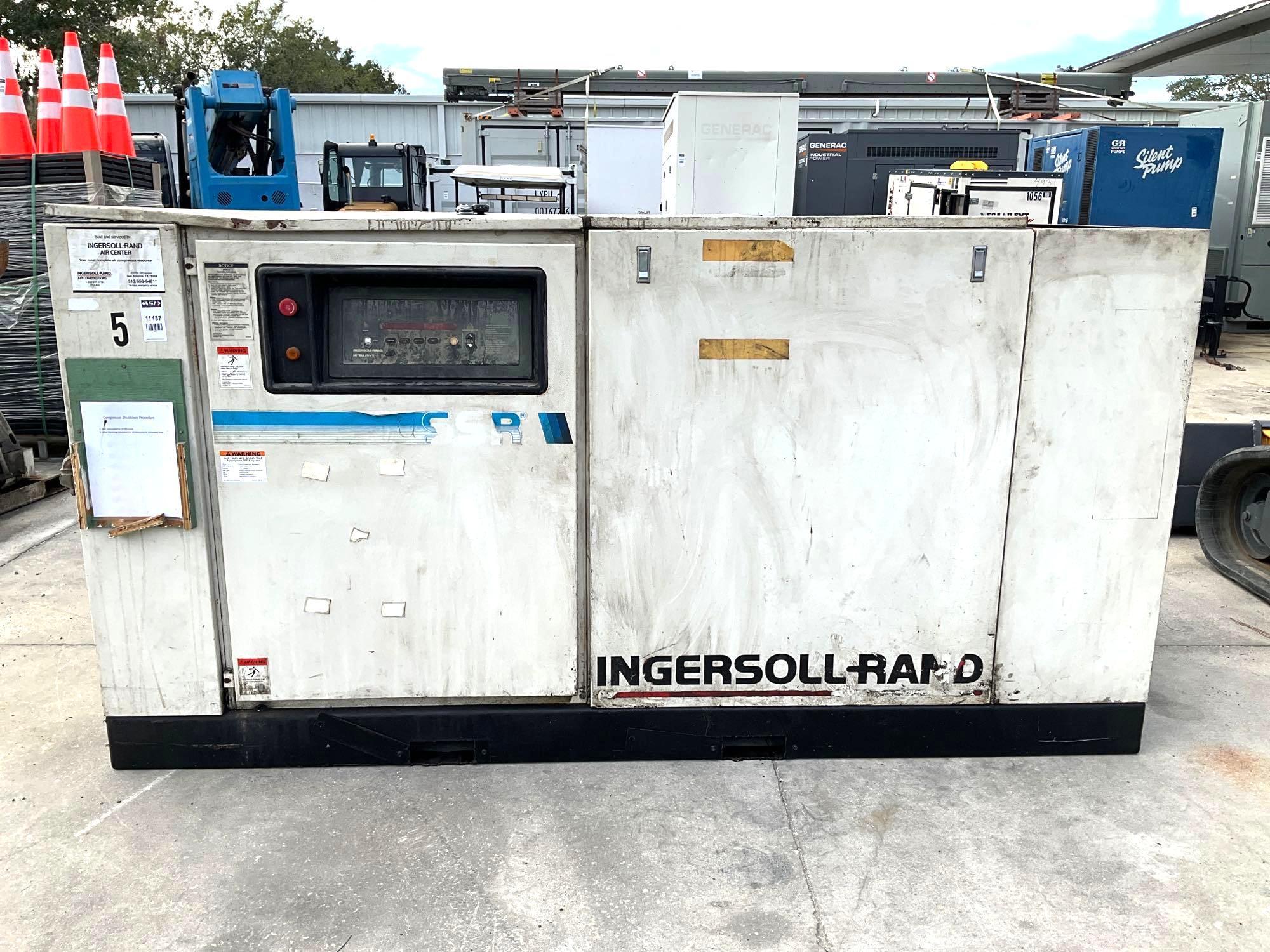 INGERSOLL RAND AIR COMPRESSOR MODEL SSR, BALDOR RELIANCE MOTOR