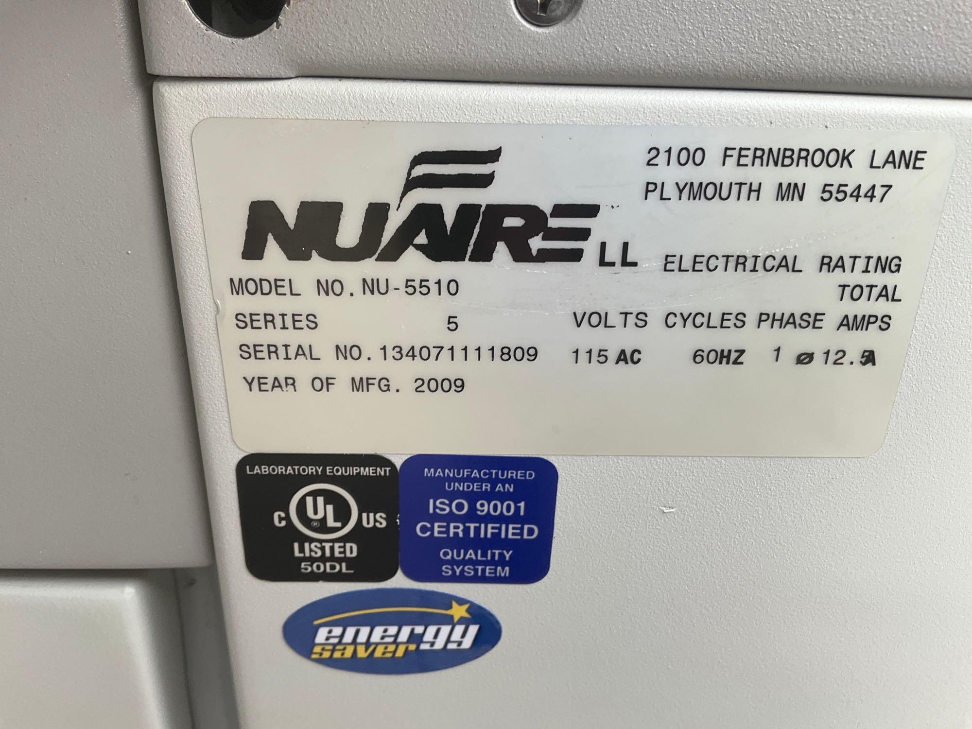 NUAIRE LABORATORY REFRIGERATOR MODEL NU-5510