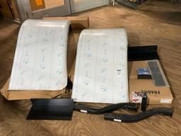 SEMI TRUCK FENDER SET WITH FENDER BRACKETS; NEW