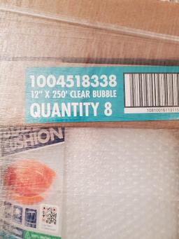 ONE SKID/STACK OF BUBBLE WRAP, 250' X 12" X 3/16", 32 ROLLS PER PALLET