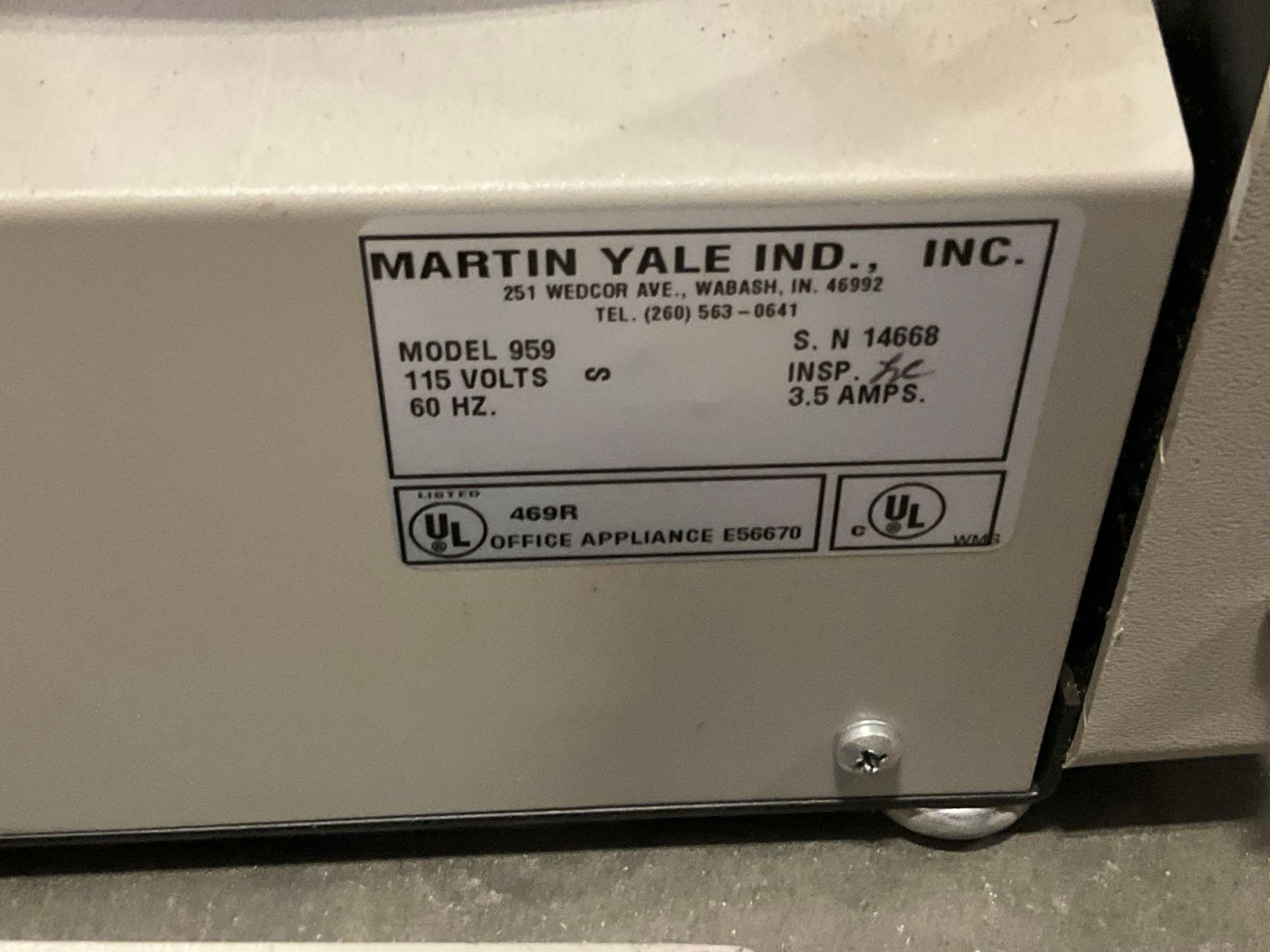 MARYIN YALE MODEL 959; 115V, 60 HZ