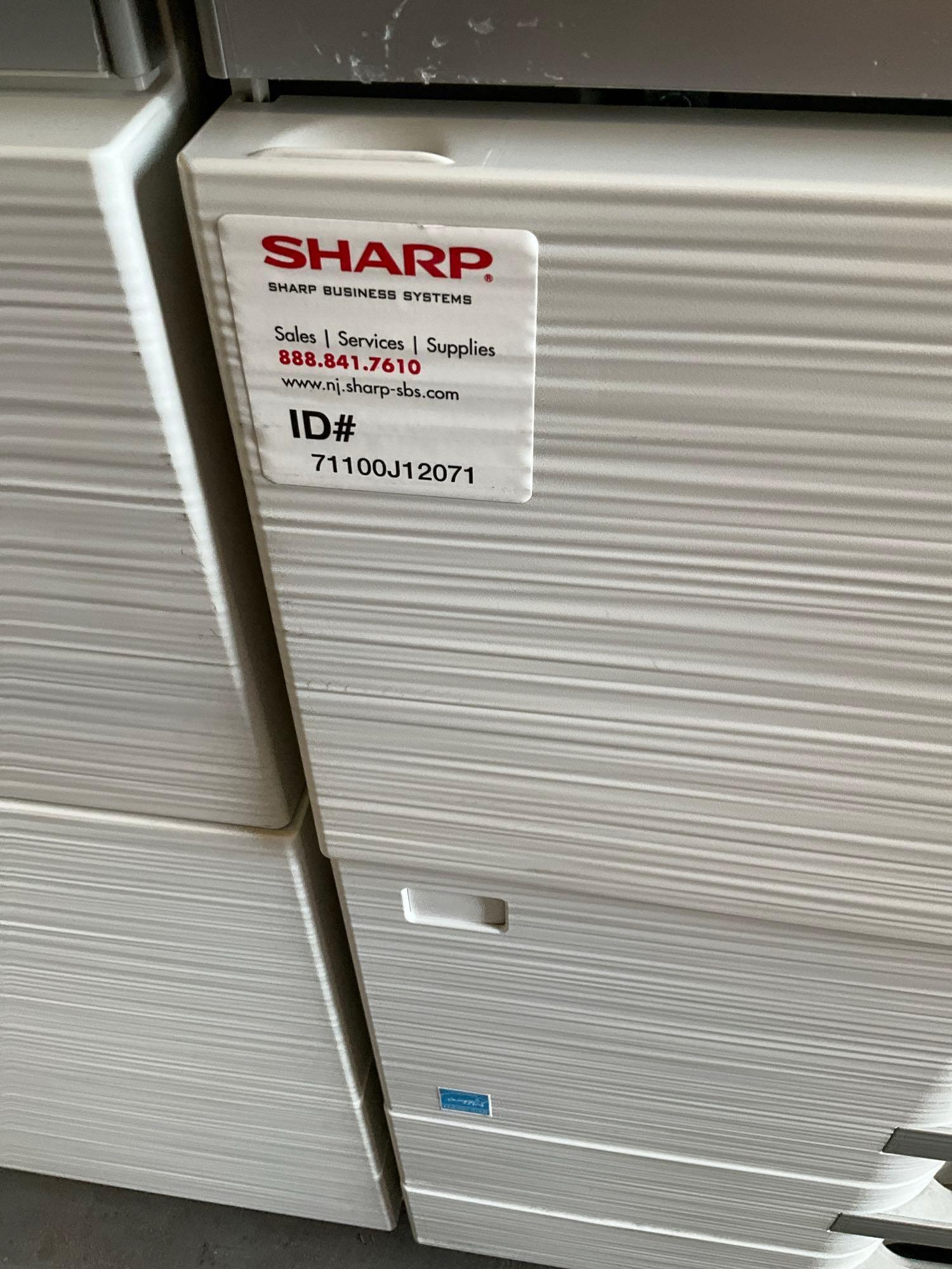 SHARP PRINTER DIGITAL MULTIFUNCTIONAL SYSTEM MODEL MX-M7570; SHARP FINISHER MODEL MX-FN34; SHARP