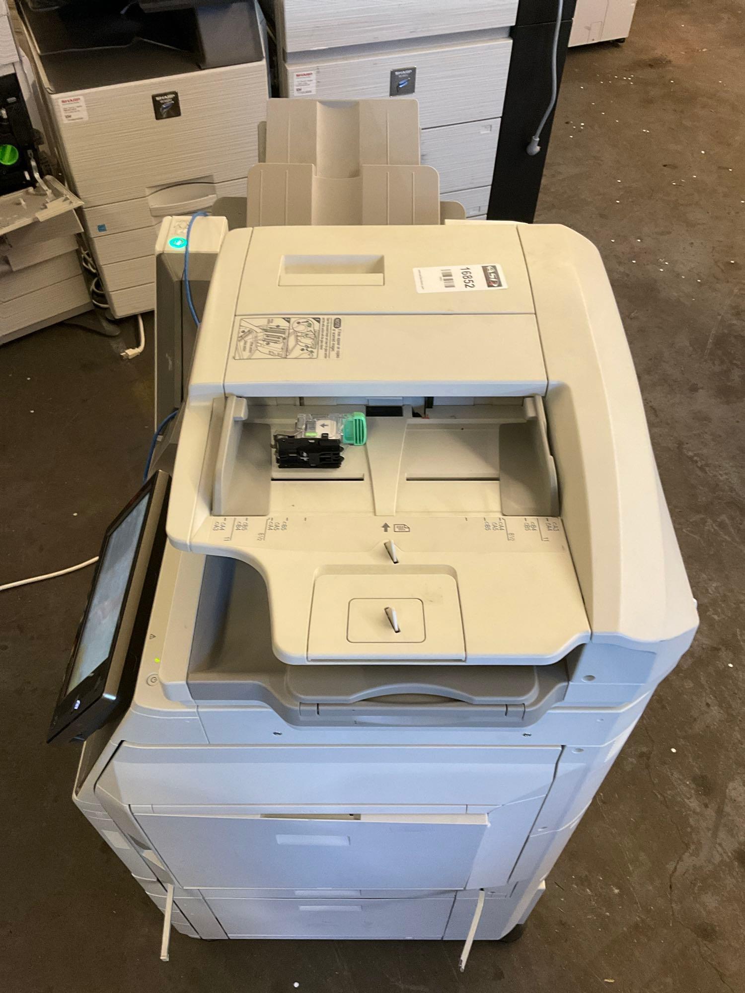 SHARP PRINTER DIGITAL MULTIFUNCTIONAL SYSTEM MODEL MX-M5070; SHARP FINISHER MODEL MX-FN30