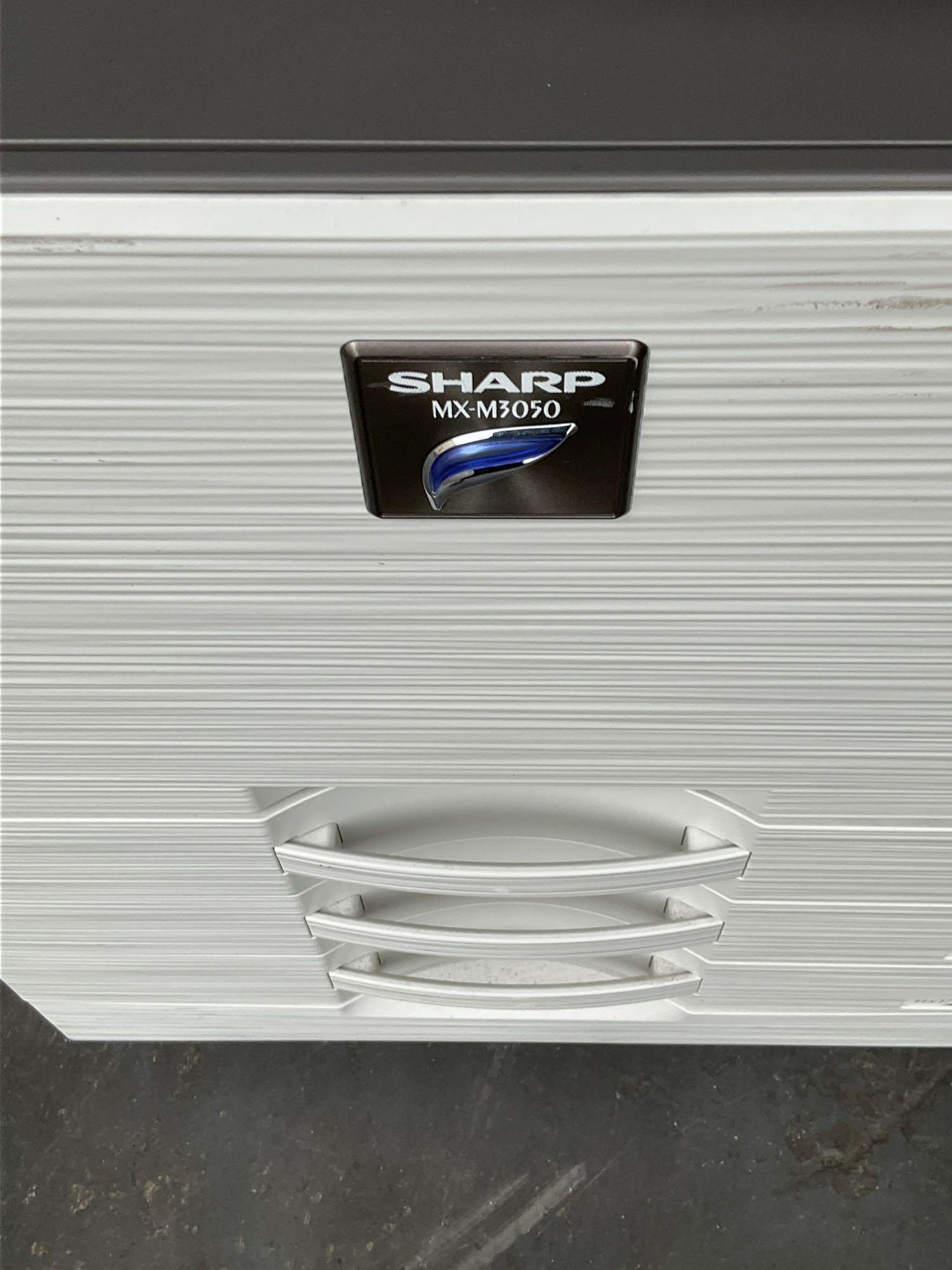 SHARP PRINTER DIGITAL MULTIFUNCTIONAL SYSTEM MODEL MX-M3050 WITH SHARP FINISHER: STAND/2 X 550 SH...