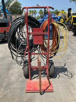 DOLLY WITH ASSORTED WIRE/HOSE